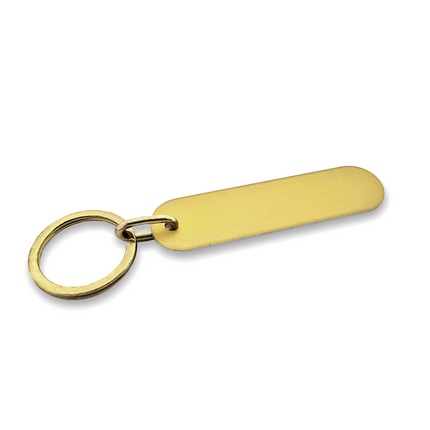 Porte-clés hôtel Victor Label - aluminium - 78 x 20 x 1,5 mm - par pièce