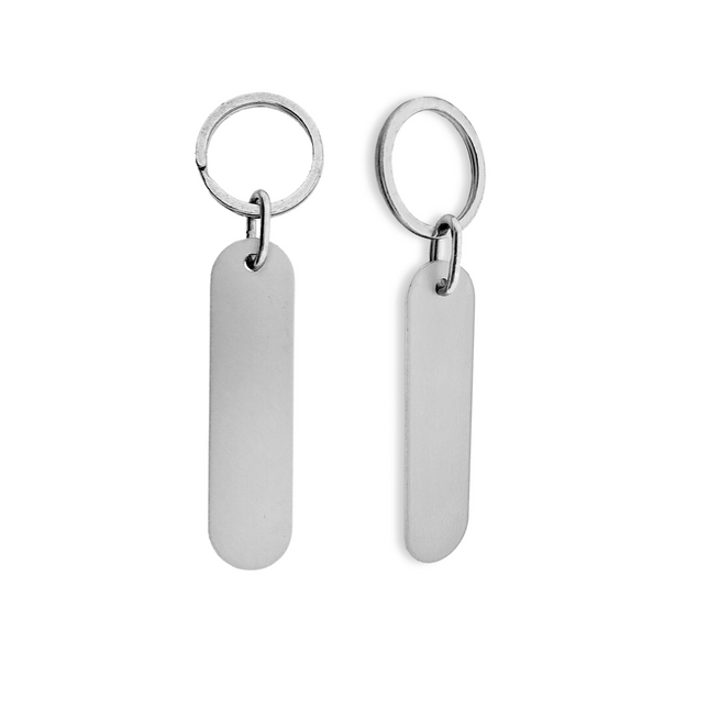 Porte-clés hôtel Victor Label - aluminium - 78 x 20 x 1,5 mm - par pièce