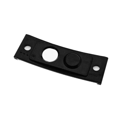 Badge nominatif noir vierge Polar avec aimant - par pièce