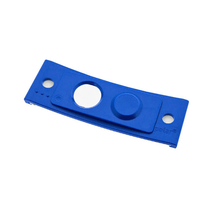 Badge nominatif bleu vierge Polar avec aimant - par pièce