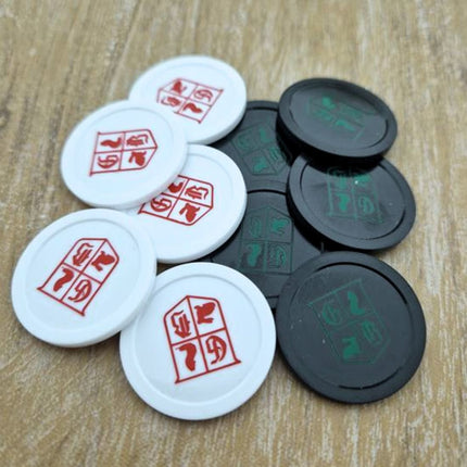 Jetons personnalisés imprimés à la feuille - Ø29 mm - 1000 pièces