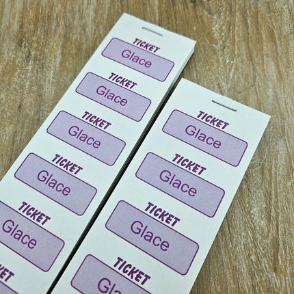 Carnet de tickets glace - 1000 tickets