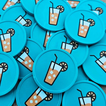 Jetons pour buvette limonade Ø29 mm - 100 pièces