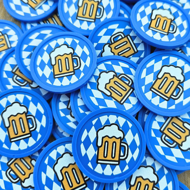 Jetons pour buvette Oktoberfest Ø29 mm - 100 pièces