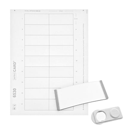 Insert papier pour badge nominatif Polar - par feuille