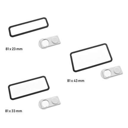 Badge nominatif noir Office - à partir de 10 pièces