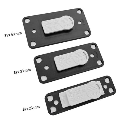 Badge nominatif noir Office - à partir de 10 pièces