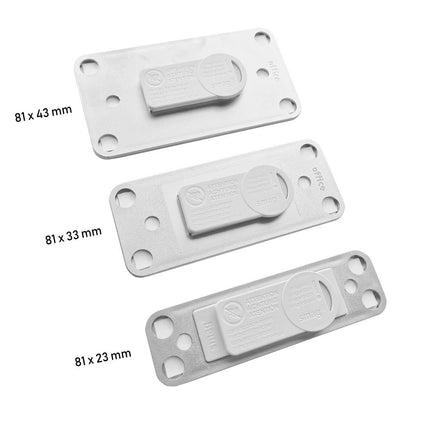 Badge nominatif argenté Office - à partir de 10 pièces