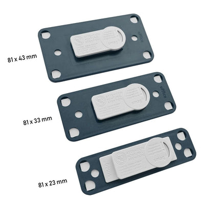 Badge nominatif anthracite Office - à partir de 10 pièces