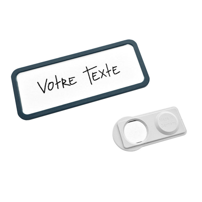 Badge nominatif anthracite Office - à partir de 10 pièces