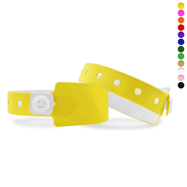 Bracelets vinyle vierge - 100 bracelets - 250 x 26 mm