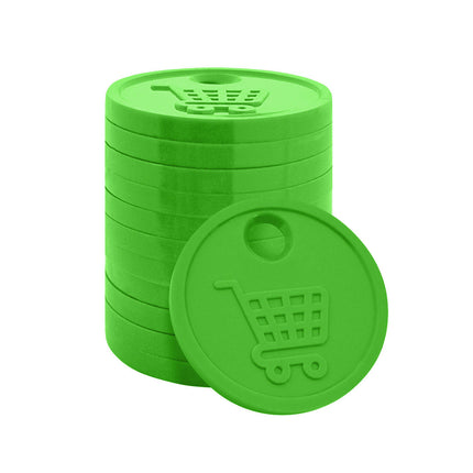 Jetons caddie format 0,50 € - 100 pièces