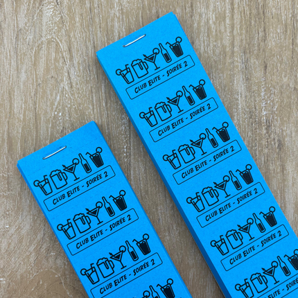 Carnet de tickets boissons à personnaliser - 1000 tickets