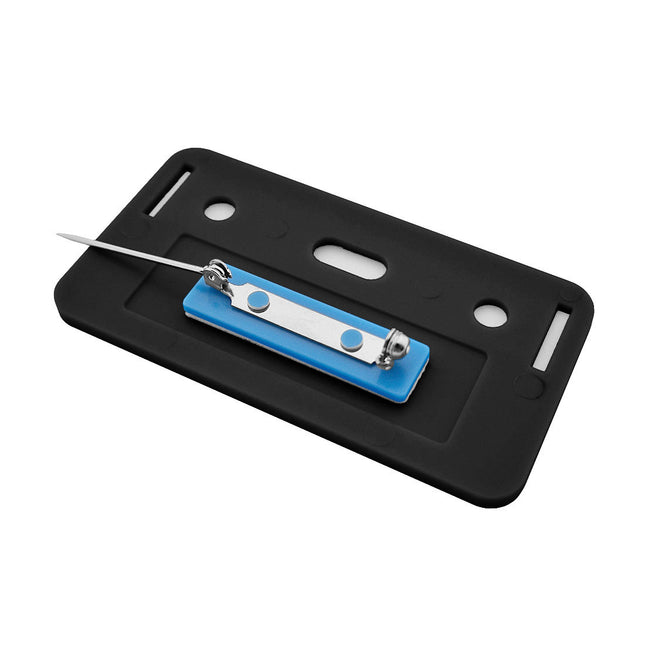 Badge nominatif en plastique TagCrafter - 72 x 38 mm - par pièce
