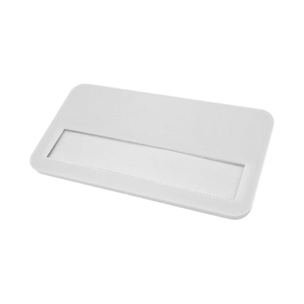 Badge nominatif personnalisé Business plastique - 72 x 38 mm - par pièce