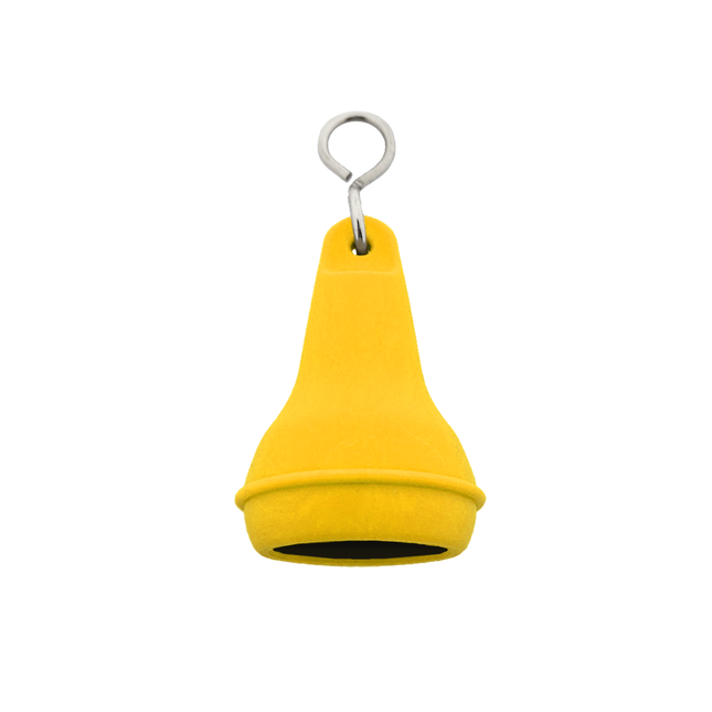 Porte-clés hôtel Mayfair jaune - plastique - par pièce