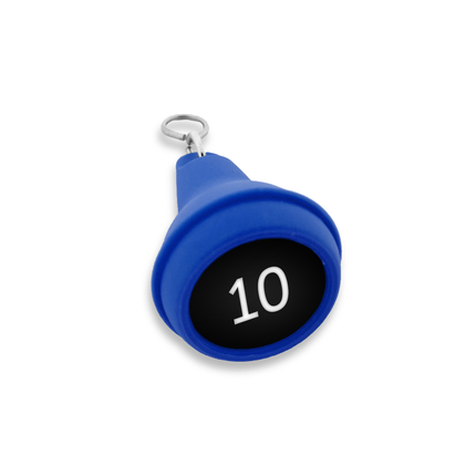 Porte-clés hôtel Mayfair bleu - plastique - par pièce