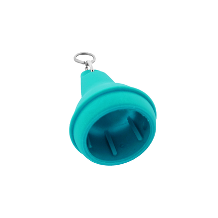 Porte-clés hôtel Mayfair turquoise - plastique - par pièce