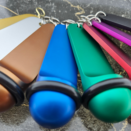 Porte-clés hôtel Big Classic - aluminium - 105 x 30 mm - par pièce