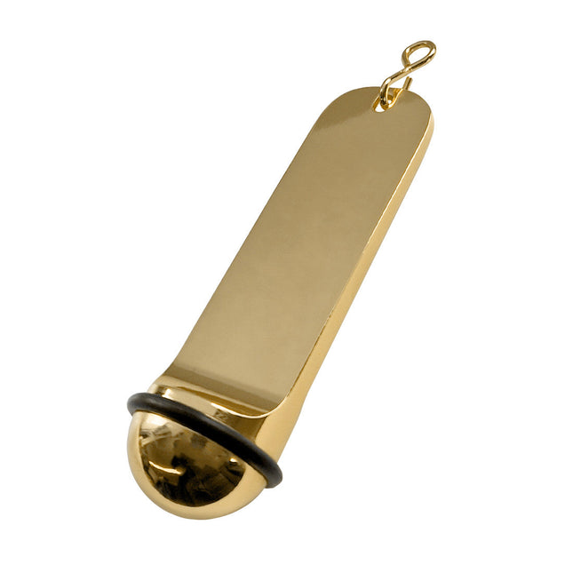 Porte-clés hôtel Classico doré - gravé en aluminium - 108 x 29 mm - par pièce