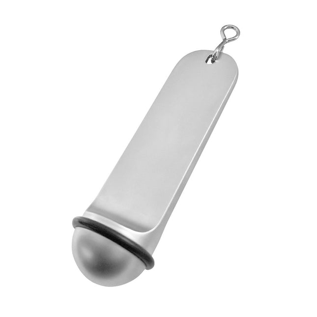 Porte-clés hôtel Classico argent - gravé en aluminium - 108 x 29 mm - par pièce