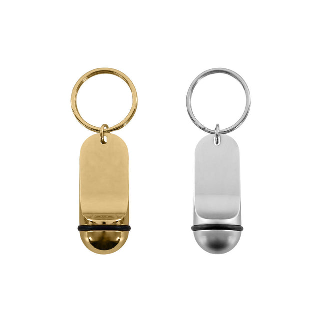 Porte-clés hôtel Petito - aluminium - 48 x 21 mm - par pièce