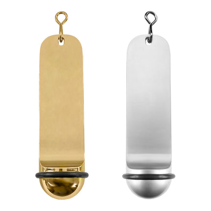 Porte-clés hôtel Classico - aluminium - 108 x 29 mm - par pièce