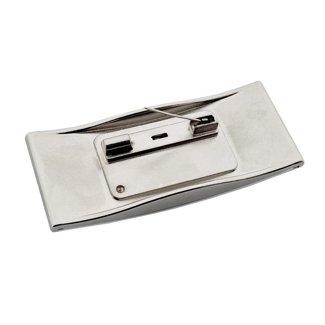 Badge nominatif en plastique Easy3 avec propre texte - 77 x 32 mm - par pièce