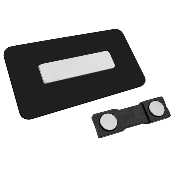 Badge nominatif en plastique personnalisé - 75 x 40 mm - par pièce
