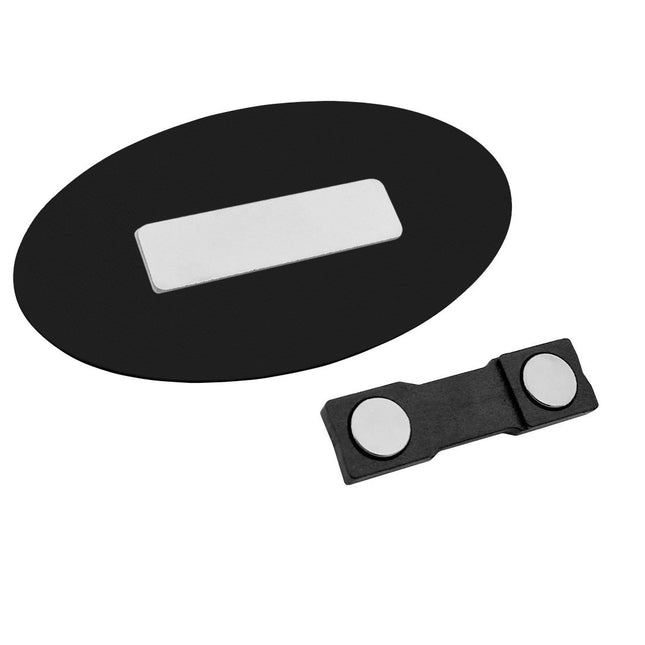 Badge nominatif en plastique personnalisé - 85 x 45 mm - par pièce