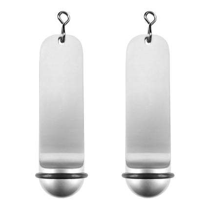 Porte-clés hôtel Classico - aluminium - 108 x 29 mm - par pièce