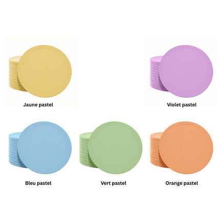 Jetons personnalisés gravés en relief recyclés - Ø70 mm - 1000 pièces