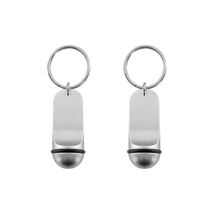 Porte-clés hôtel Petito - aluminium - 48 x 21 mm - par pièce