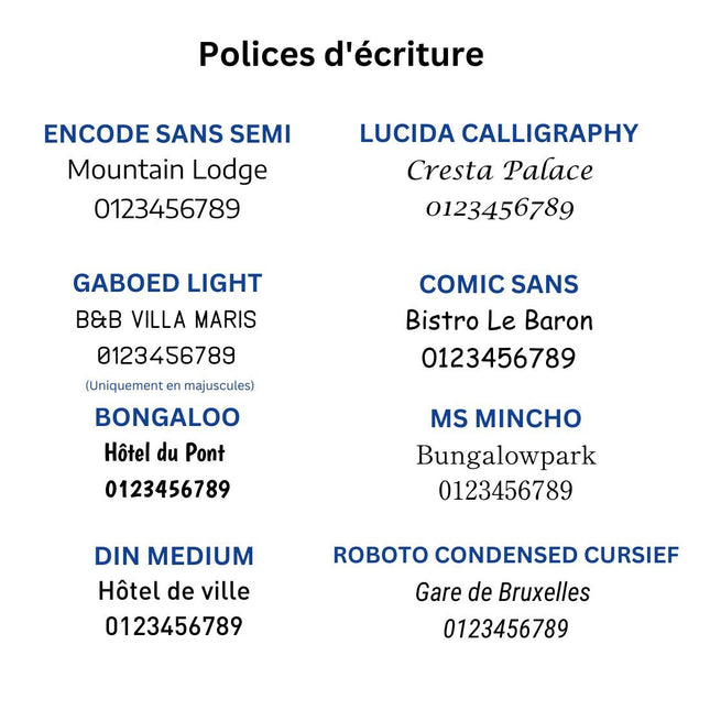 Porte-clés hôtel Victor Ovale or gravé - aluminium - par pièce