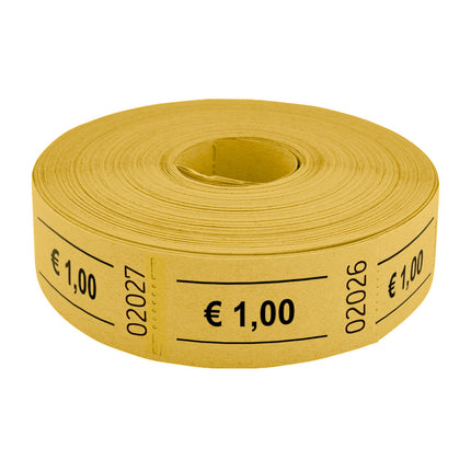 Tickets buvette avec 1,00 € sur rouleau - 1000 tickets
