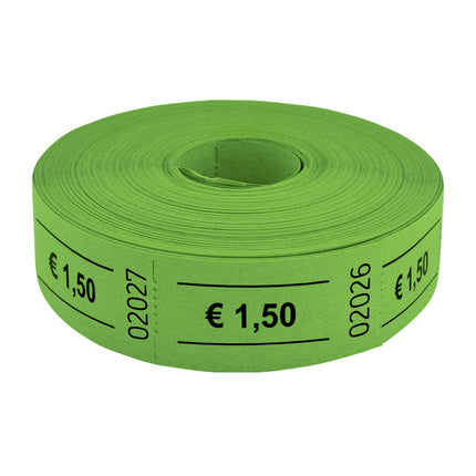 Tickets buvette avec 1,50 € sur rouleau - 1000 tickets