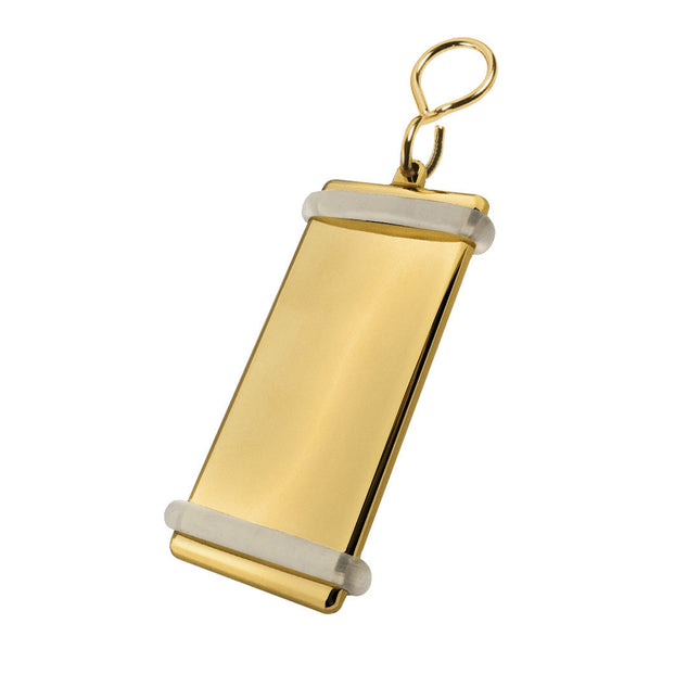 Porte-clés hôtel Montparnasse en laiton - 77 x 33 mm - par pièce