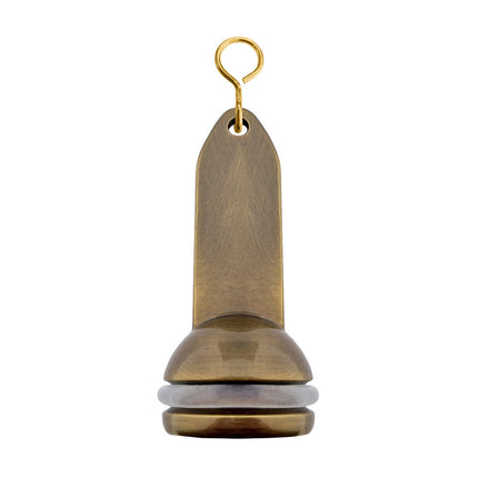 Porte-clés hôtel Empire en laiton bruni - 90 x 40 mm - par pièce