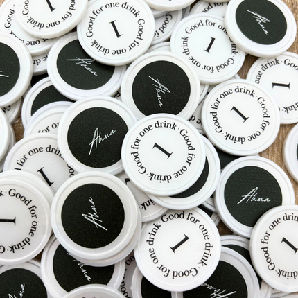 Jetons personnalisés -  Ø29 mm - 100 pièces