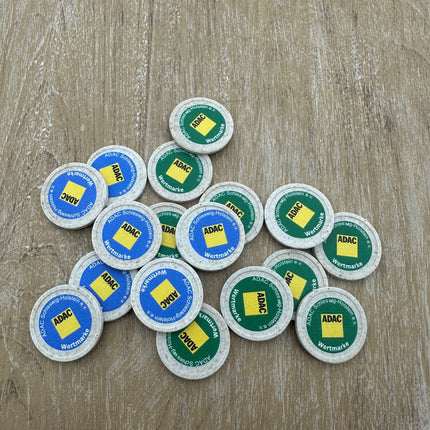 Jetons personnalisés en fibre de bois -  Ø23 mm - 100 pièces