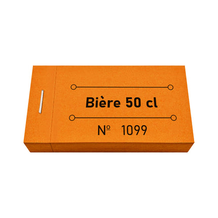 Carnet de tickets bière 50 cl - 50 tickets