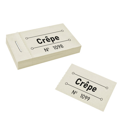 Carnet de tickets crêpe - 50 tickets