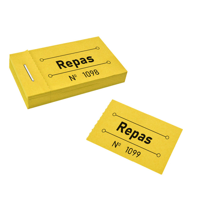 Carnet de tickets repas - 50 tickets