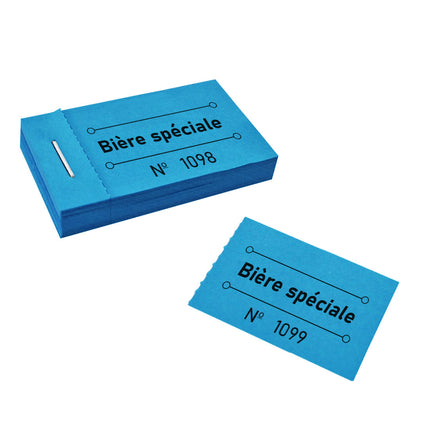 Carnet de tickets bière spéciale - 50 tickets