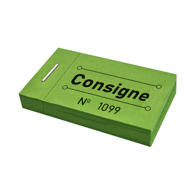 Carnet de tickets consigne - 50 tickets
