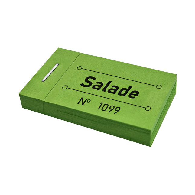 Carnet de tickets salade - 50 tickets