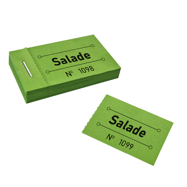 Carnet de tickets salade - 50 tickets