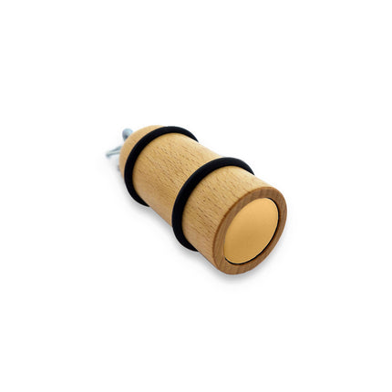 Porte-clés hôtel Prince George marron clair - 90 x Ø33 mm - bois - par pièce