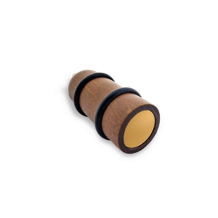 Porte-clés hôtel Prince George marron foncé - 90 x Ø33 mm - bois - par pièce
