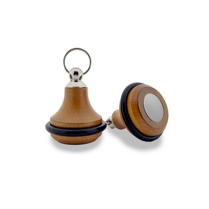 Porte-clés hôtel Belly Wood cerisier - 65 x 38 mm - bois - par pièce